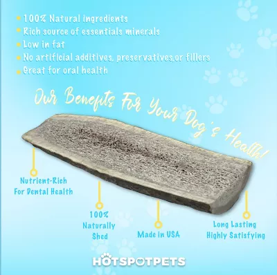Hotspot Pets All Natural Small Split Elk Dog Chew Treats, 3 Ct. - Image 4