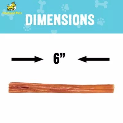 Hotspot Pets 6 In. All Natural Thick Jumbo Premium Bully Stick Dog Chew Treats, 5 Ct. - Image 2