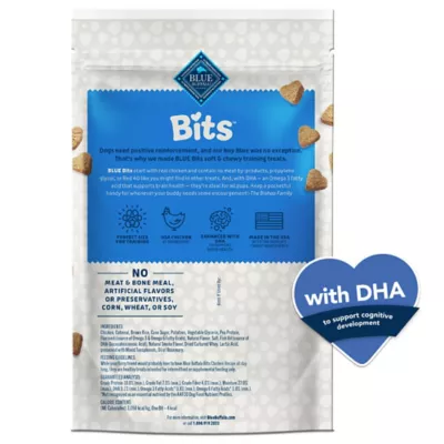 Blue Buffalo BLUE Bits Natural Soft-Moist Training Dog Treats, Chicken Recipe 19 Oz. Bag - Image 2