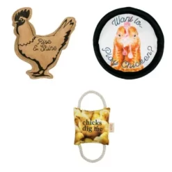 Territory Let's Play Chicken Dog Toy Pack