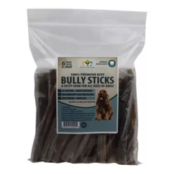 Pet's Choice Pharmaceuticals 6 In. Natural Premium Bully Stick Dog Chew Treats, 25 Ct.