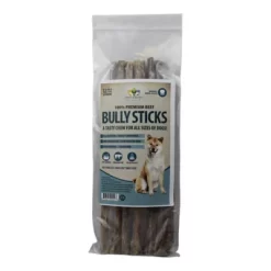 Pet's Choice Pharmaceuticals 12 In. Natural Premium Bully Stick Dog Chew Treats, 6 Ct.