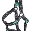 DOOG Pongo Black With White Spots Step-In Dog Harness