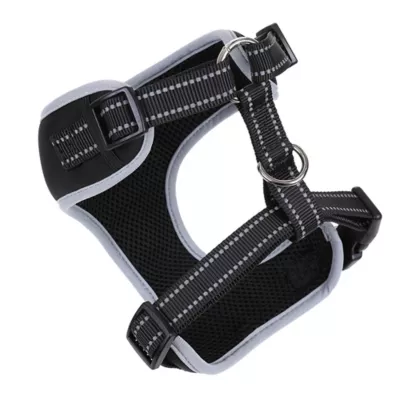 DOOG Lassie Black Neoflex Neoprene Dog Harness With Reflective Stripe - Image 2