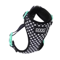 DOOG Pongo Black With White Spots Neoflex Neoprene Dog Harness