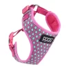 DOOG Luna Pink With Blue Tear Drops Neoflex Neoprene Dog Harness