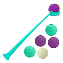 Chew King 3 In. Ball Launcher Combo Dog Toy