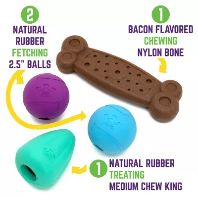 Chew King Dog Toy Box, Medium Size - Image 2