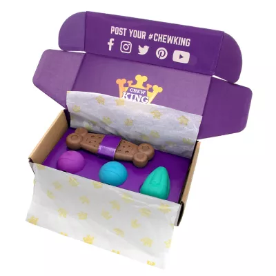 Chew King Dog Toy Box, Medium Size - Image 3