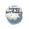 Bubba Rose Biscuit Co. Peanut Butter And Apple Flavor Blue Birthday Baby Dog Cake