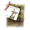 Bubba Rose Biscuit Co. Peanut Butter, Carob, Honey, Vanilla, Cinnamon And Pumpkin Flavor Happy Birthday Gift Card Dog Cookie Box