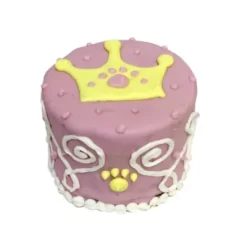 Bubba Rose Biscuit Co. Peanut Butter And Apple Flavor Princess Baby Dog Cake