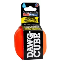 Ruff Dawg Dawg-Cube Indestructible Rubber Retrieving Dog Toy