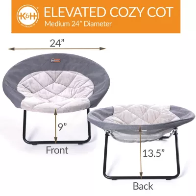 K&H Pet Products Cozy Elevated Pet Cot Bed - Image 2
