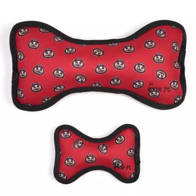 The License House Ohio State Buckeyes Dog Tough Brutus Bone Dog Toy - Image 2