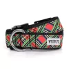 Worthy Dog Adjustable Lurex Plaid Dog Collar