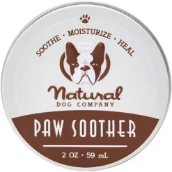 Natural Dog Company Paw Soother Tin For Dogs, 2 Oz.