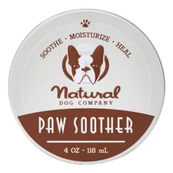 Natural Dog Company Paw Soother Dog Paw Balm Tin, 4 Oz