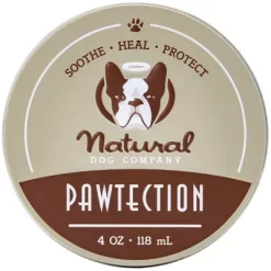 Natural Dog Company Pawtection Dog Paw Balm Tin, 4 Oz.
