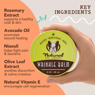 Natural Dog Company Dog Wrinkle Balm Tin, 4 Oz. - Image 2