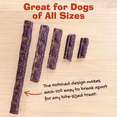 Riley's Organics Jerky Rolls Beef Recipe Dog Treats, 5 Oz. - Image 5