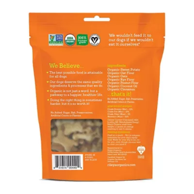 Riley's Organics Sweet Potato Small Bone Dog Treats, 5 Oz., 2-Pack - Image 2