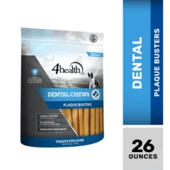 4health Plaque Buster Dental Dog Treats, 12 Oz.