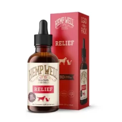 Hemp Well Hemp Relief Oil Hip And Joint Supplement For Dogs, 2 Oz.