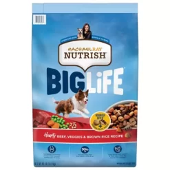 Rachael Ray Nutrish Big Life Hearty Beef, Veggies And Brown Rice Recipe Dry Dog Food