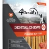 4health Plaque Buster Bacon Flavor Dog Dental Chews, 32 Ct.