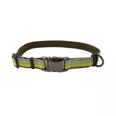 Retriever Adjustable Reflective Dog Collar With Metal Buckle