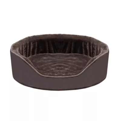 FurHaven Plush And Velvet Orthopedic Oval Dog Bed - Image 2