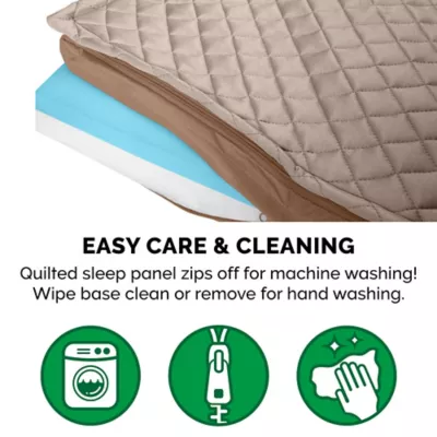 FurHaven Quilted Top Convertible Indoor/Outdoor Deluxe Cooling Gel Foam Dog Bed - Image 6