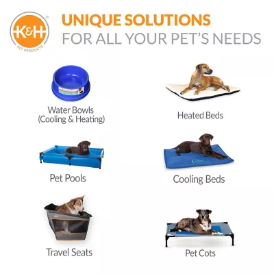 K&H Pet Products Pet Cot Canopy (Cot Sold Separately) Gray X-Large 32 X 50 Inches - Image 5