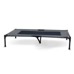 K&H Pet Products Original Pet Cot Elevated Pet Bed Charcoal/Black X-Large 32 X 50 X 9 In.