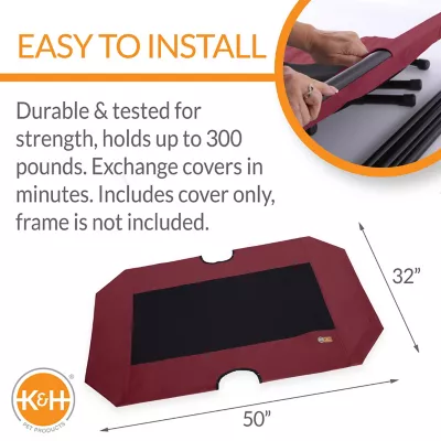 K&H Pet Products Original Pet Cot Replacement Cover - Image 2