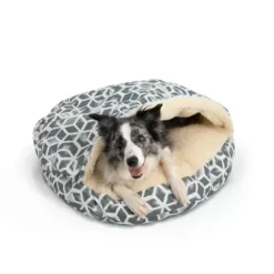 Snoozer Indoor/Outdoor Round Cozy Pet Cave, Celtic Sea Salt