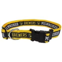 Pets First Milwaukee Brewers Pet Collar