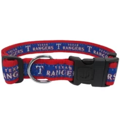 Pets First Texas Rangers Pet Collar