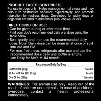 Liquid-Vet K9 Calm And Content Support Pot Roast Flavor Anxiety Supplement For Dogs, 32 Oz. - Image 3