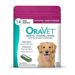 OraVet Dental Chews Dog Treats, Large, 14 Pk.