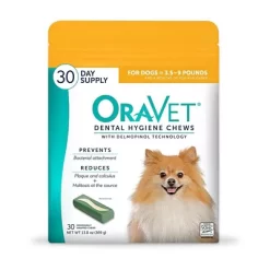 OraVet Dental Chews Dog Treats, Extra Small, 30 Pk.