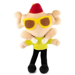 Buckle-Down Plush Squeaker Friends Monicas Turkey Head Pose Dog Toy