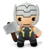 Buckle-Down Marvel Comics Plush Squeaker Thor With Hammer Kawaii Standing Pose Dog Toy