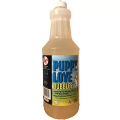 JVR Enterprises Peanut Butter Scented Puppy Love Bubbles For Dogs, 32 Oz. Refill Bottle