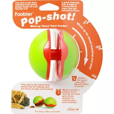 L'chic The Foobler Pop Shot Time Delayed Puzzle Toy For Dogs, Green/Red - Image 3