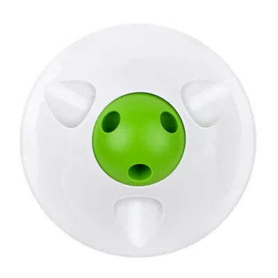 L'chic Snack Ball Puzzle Pet Toy, Educational Puzzle And Feeder For Both Dogs And Cats, Green/White - Image 4