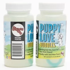 JVR Enterprises Bacon Scented Puppy Love Bubbles For Dogs, 4 Oz. Bottles, 2 Pk.