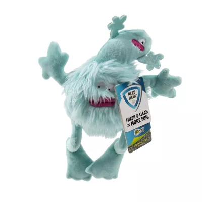 GoDog Playclean Germs Monster Squeaker Plush Pet Toy, Large - Image 4