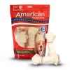 Pet Factory American Beefhide Bones Natural Flavor Dog Chews, 6-7 In., 10 Ct.